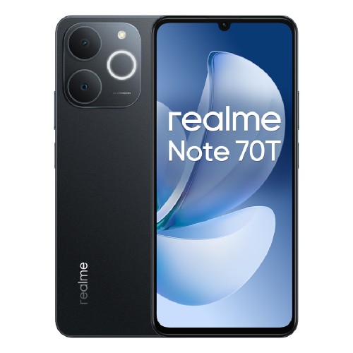 SMARTPHONE REALME NOTE 70T 4/256GB DS 6.75" OBSIDIAN BLACK
